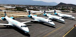 UNA aircraft with 50 passengers skids off Lagos runway