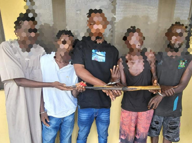 Delta police apprehend six for kidnapping, robbery