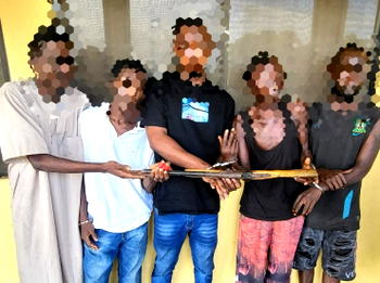 Delta police apprehend six for kidnapping, robbery