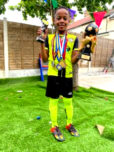 7-yr-old Nigerian, Noble Okafor tops in UK academics, football