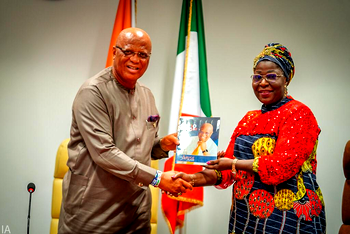 Umo Eno tours govt Press Centre, presents ARISE Economic Blueprint to Dep Gov, SSG