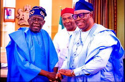 Hope Agenda: Akpabio, governors visit Tinubu, assure President of support