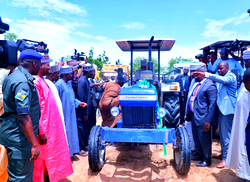 Zulum releases 312 tractors to 312 wards, launches subsidized fertilizer