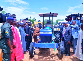 Zulum releases 312 tractors to 312 wards, launches subsidized fertilizer