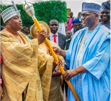 Kwara Gov inaugurates, tasks new Onijagbo on peace, unity