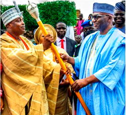 Kwara Gov inaugurates, tasks new Onijagbo on peace, unity