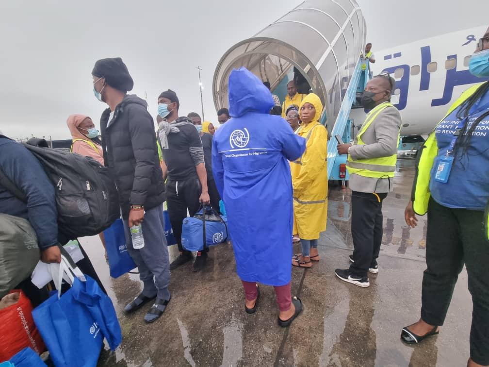 stranded Nigerians from Libya