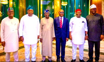 Group rises against G-5 Govs’ parley with Tinubu
