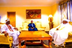 Photos: Traditional rulers well grounded to fight insecurity – Ooni tells Tinubu 