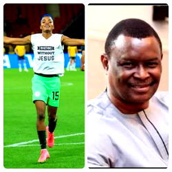 You’re light, salt, Bamiloye reacts to Super Falcons star, Ajibade’s display of Jesus