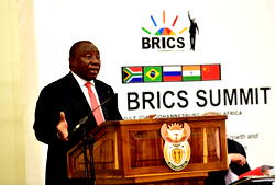 South Africa says nations lining up to join BRICS bloc