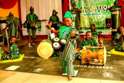 Bariga Kids thrill Lagosians with Janggu Drumming Skills