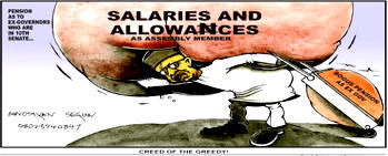 Cartoon: Lawbreaker, sorry, lawmaker, is that subsidy allowance?