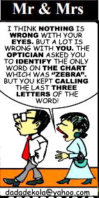 Mr & Mrs: He’s turn selectively blind
