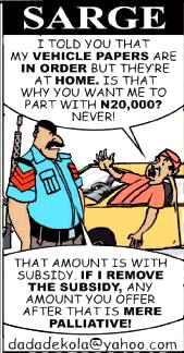 Cartoon: Sarge’s subsidy regime