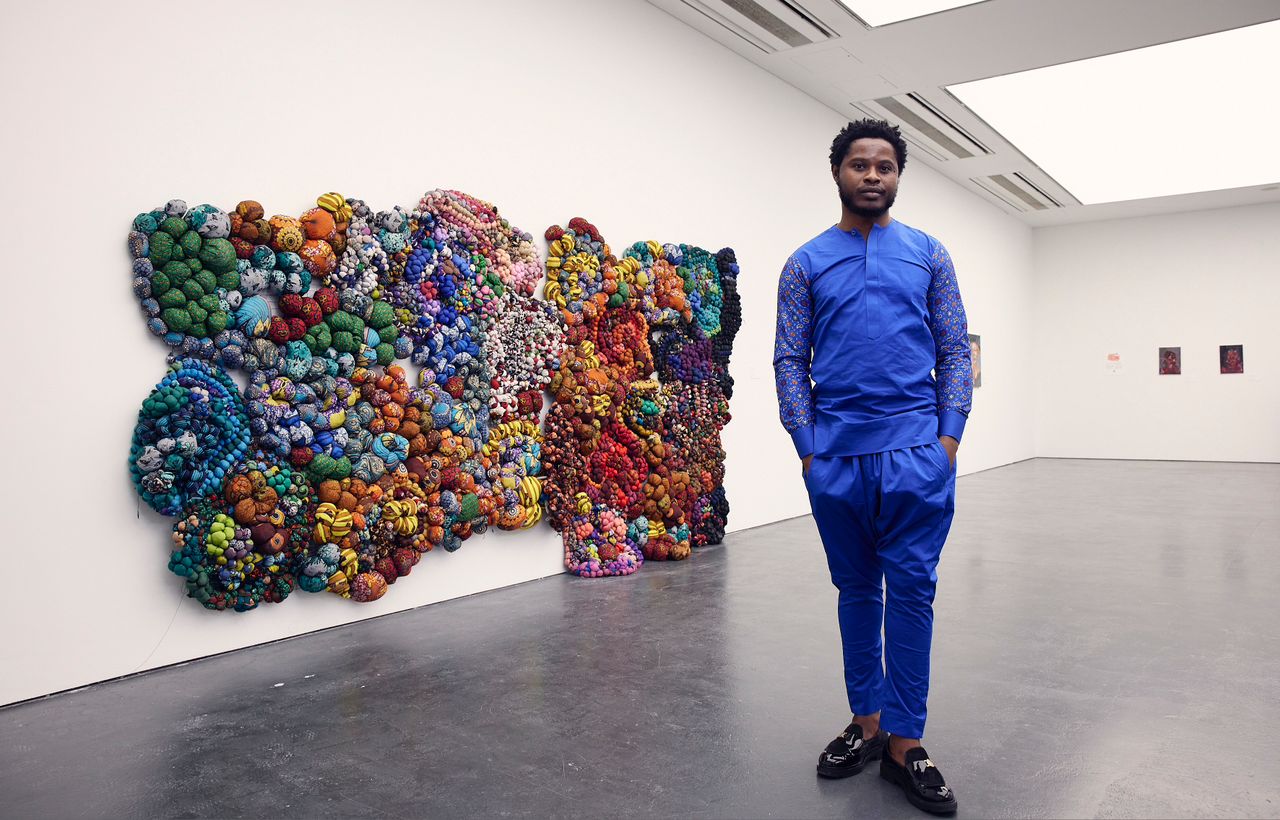 Playing with Ankara Fabric: Samuel Nnorom’s textile incantations of truth, conspiracy and identity
