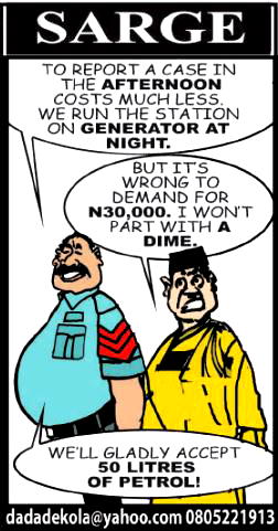 Cartoon: Sarge in subsidy mode