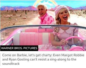 Barbie movie soundtrack breaks UK charts after smashing box office