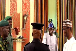 Tinubu, NSA, new service chiefs, IGP in closed-door meeting in Aso Rock