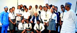 Soyinka and the Nifty Steps students