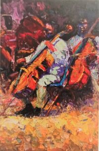 Terra Firma: Bolaji’s paintings of COVID-19 gains