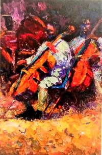 Terra Firma: Bolaji’s paintings of COVID-19 gains