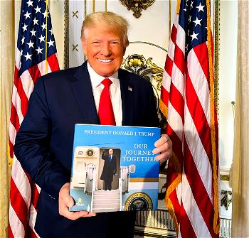 Trump receives $5.75m in royalties for book featuring largely photos 