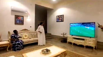 Watch First Lady Remi Tinubu celebrates Super Falcons victory against Australia