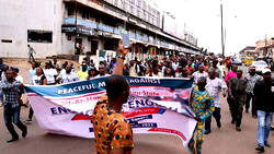 Residents protest sit-at-home order in Enugu
