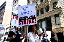 Hollywood shuts down as actors go on strike