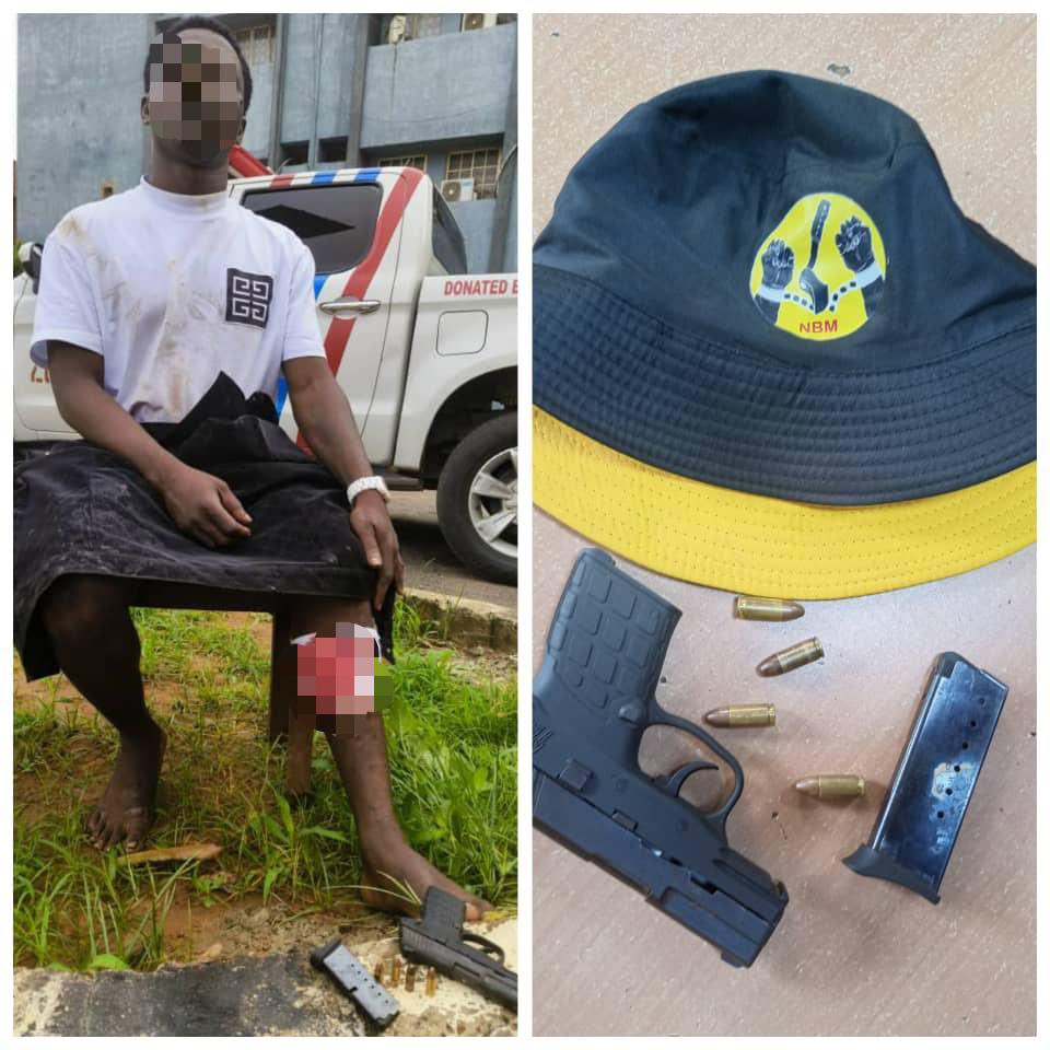 Photo: Police Arrest Suspected Cultist, Recover Pistol In Lagos ...