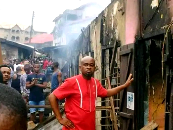 Photos: Fire destroys goods worth millions in Aba market