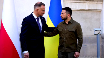 Zelenskyy, Duda remember WWII Volhynia massacre victims