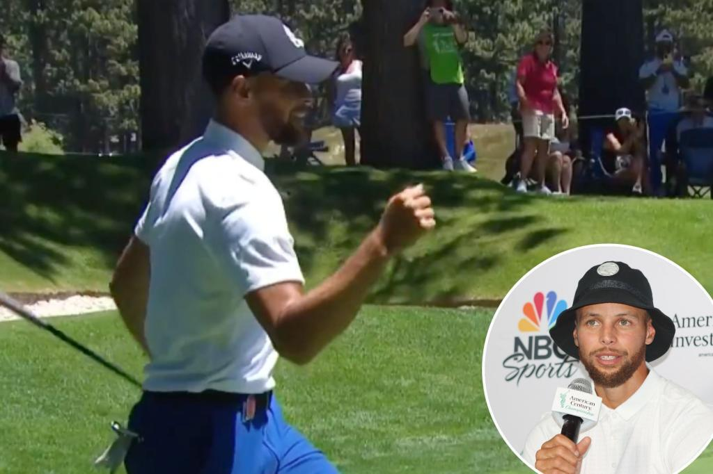 Steph Curry makes hole-in-one at American Century Championship celebrity  tournament