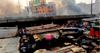 Task Force clears traders under Apongbon Bridge in overnight raid
