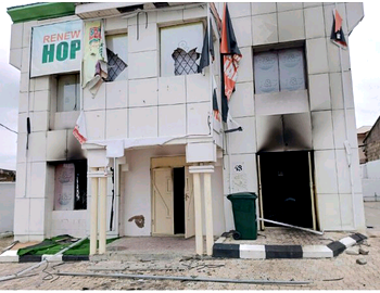 Suspected hoodlums set ablaze SDP governorship candidate’s campaign office in Lokoja