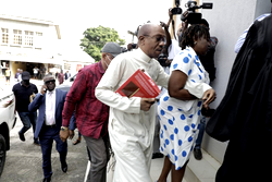Video: Ex-CBN Gov Emefiele arrives court for trial