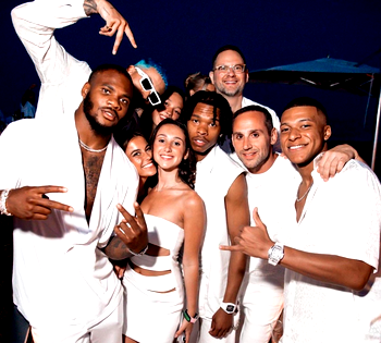 Photos: Michael Rubin’s 4th of July US white party draws A-list celebrities