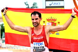 World Athletics Championships: Spanish walker Martin wins first gold