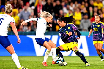 England survive bruising Colombia test to reach World Cup semi-finals