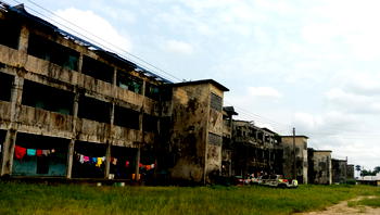 Messier than a pigsty…but police recruits live there