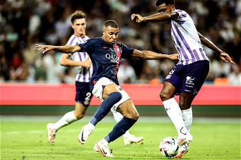 Mbappe scores on PSG return in Toulouse draw