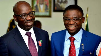 Obaseki accuses deputy of disloyalty, says Shaibu planning coup against him