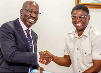 Shaibu pledges loyalty to Gov Obaseki, says ‘boss victim of political jobbers’