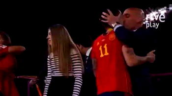 Spanish minister condemns FA president Rubiales for kissing Spain star Hermoso