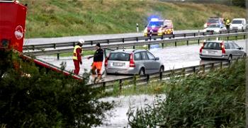 Three injured as heavy rains cause derailment in Sweden