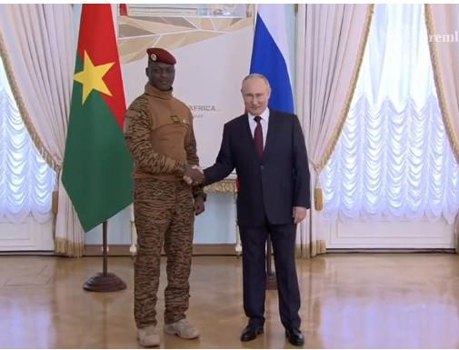 Putin Meets Burkina Faso Leader Traore Vanguard News Putin Meets Burkina Faso Leader Traore Vanguard News