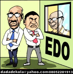 Cartoon: “Pst, pst, hello, how Edo market?”