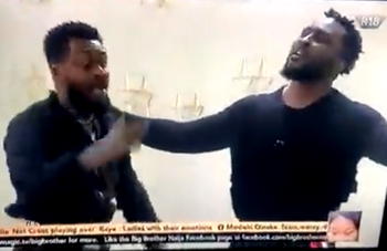(VIDEO) BBNaija All Stars: Pere, Adekunle, Neo, others fight over Head of House game
