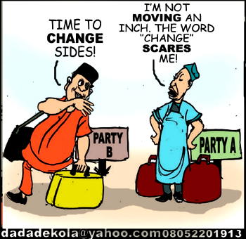 Cartoon: Nigerians have ‘Change-phobia’